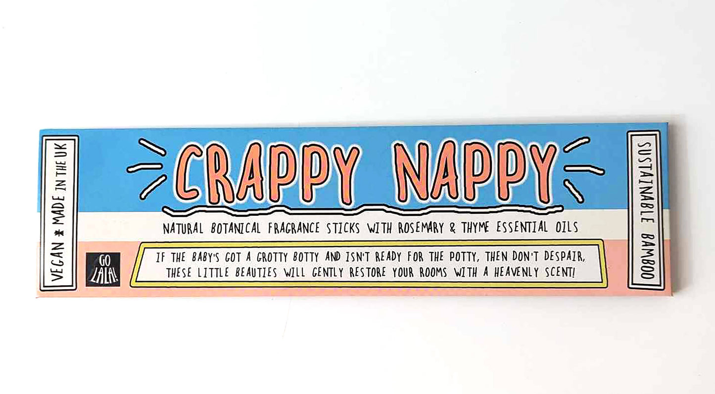 Crappy Nappy Funny Smells Fragrance Sticks