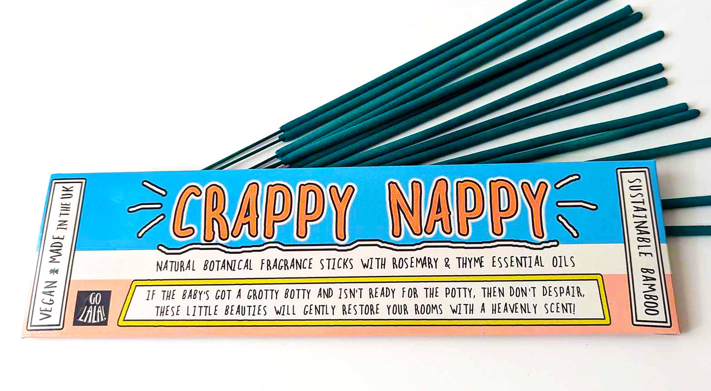 Crappy Nappy Funny Smells Fragrance Sticks